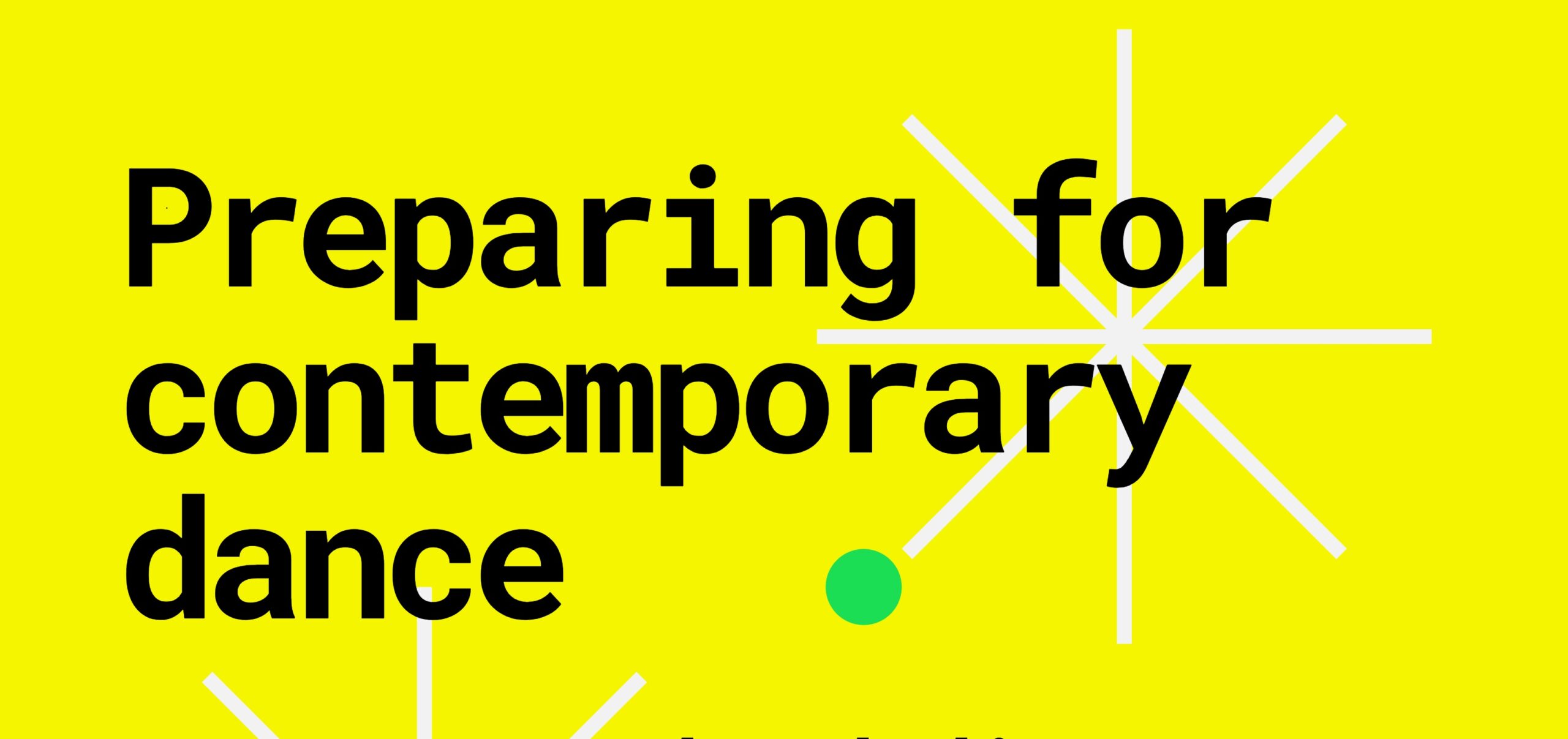preparing for contemporary